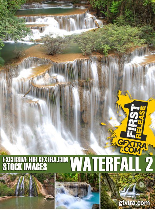 Stock Photos - Waterfall 2, 25xJPG