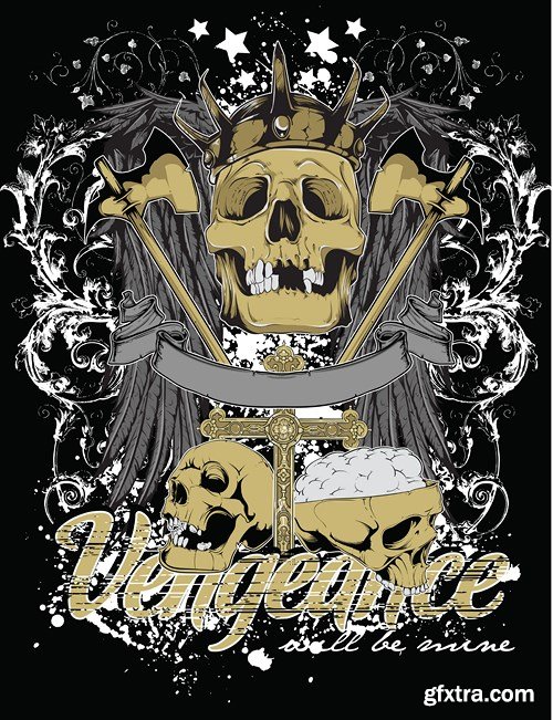 T-Shirts Design 2, 25xEPS