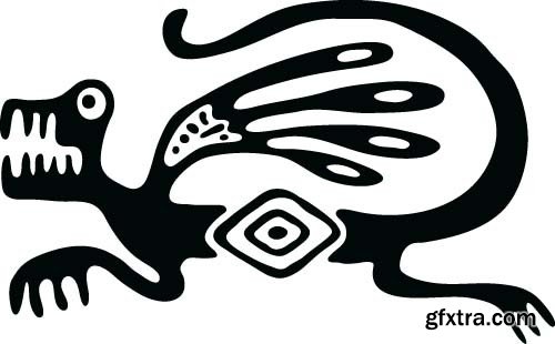 Maya tattoo, 25x EPS Maya tattoo, 25x EPS