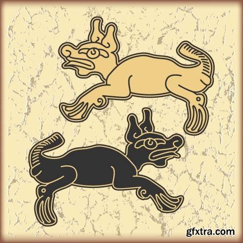 Maya tattoo, 25x EPS Maya tattoo, 25x EPS