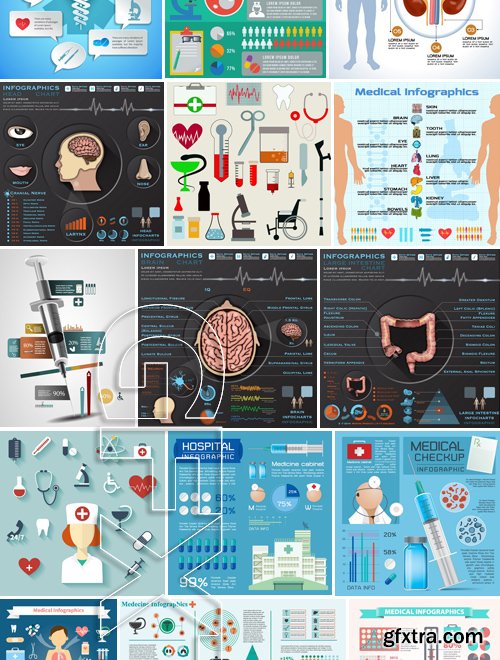 Stock Vectors - Medical Infographic 7, 25xEPS Stock Vectors - Medical Infographic 7, 25xEPS