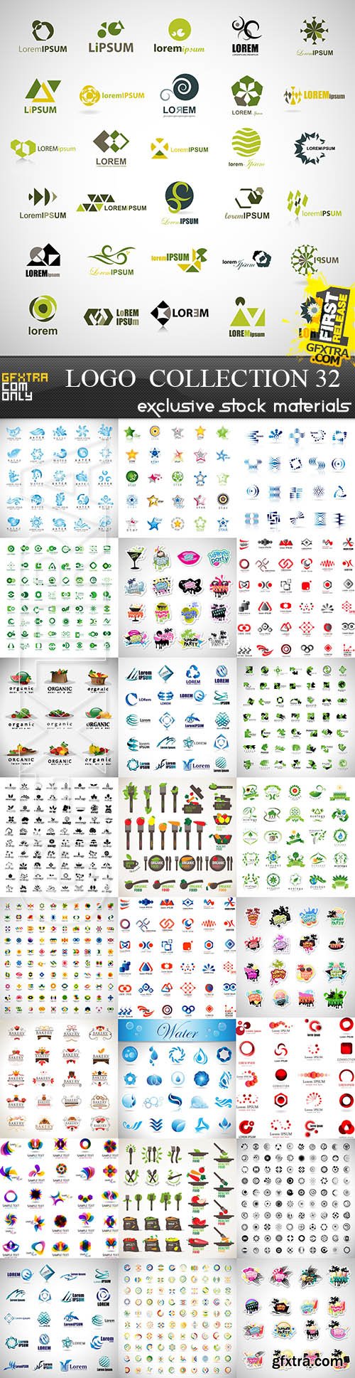 Collection of Logos vol.32, 25xEPS Collection of Logos vol.32, 25xEPS