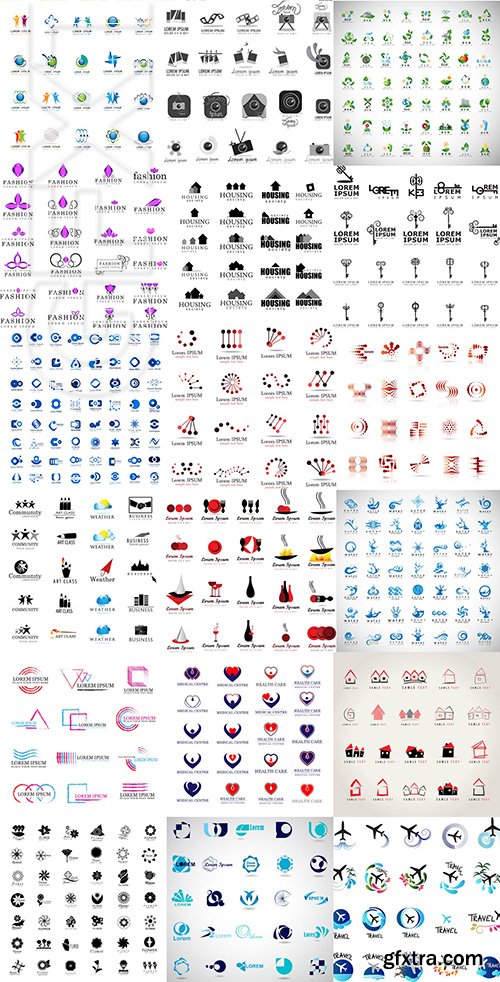 Collection of Logos vol.34, 25xEPS