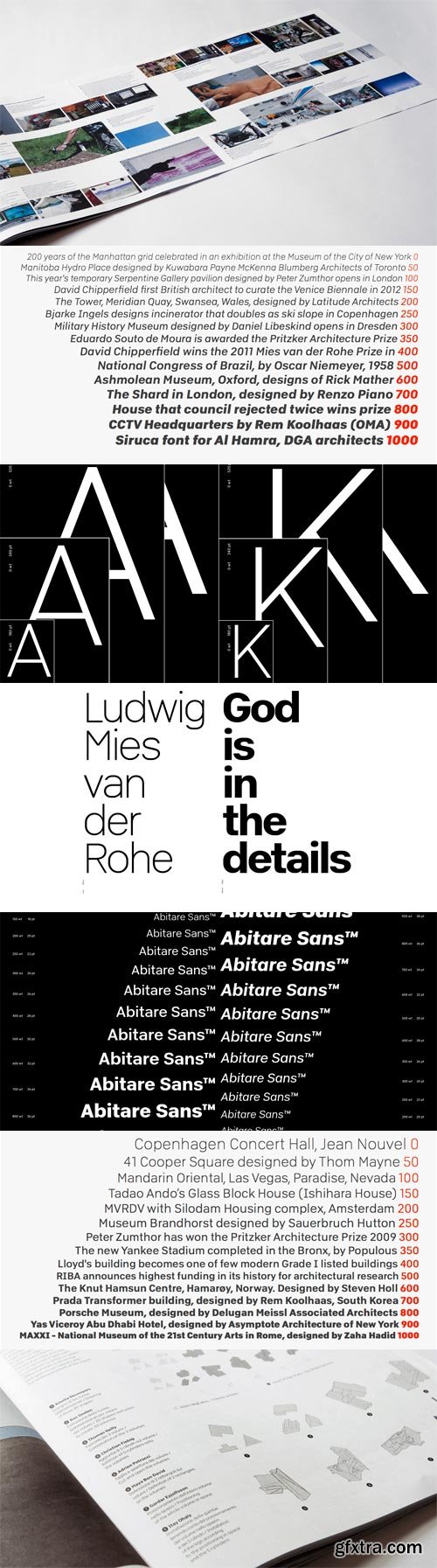Abitare Sans Font Family - 30 Fonts for $671