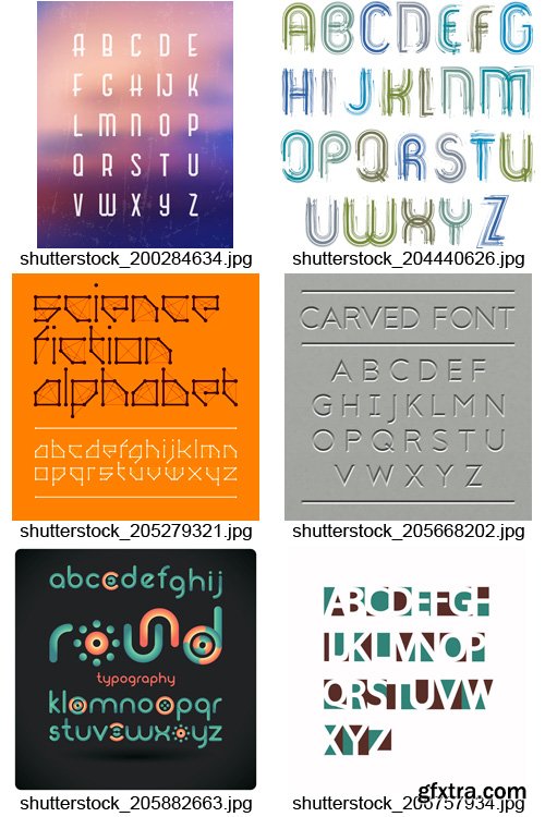 Amazing SS - Alphabets Design, 25xEPS Amazing SS - Alphabets Design, 25xEPS