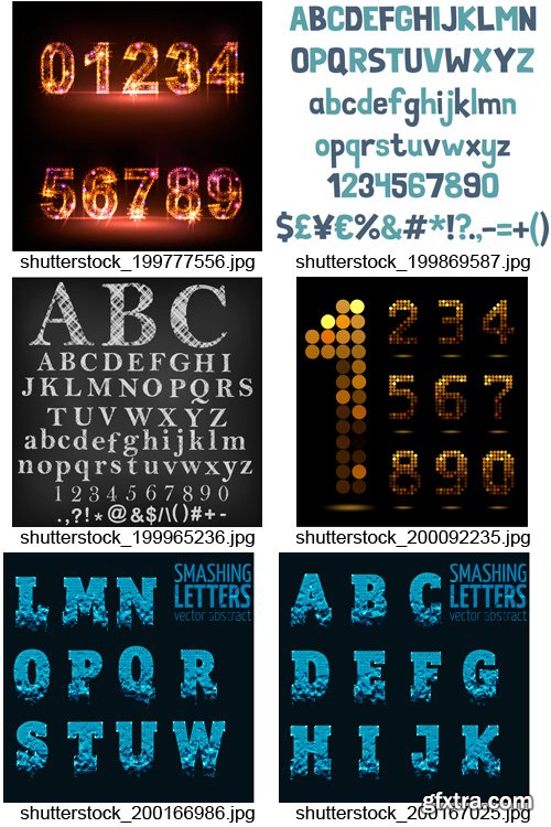 Amazing SS - Alphabets Design, 25xEPS Amazing SS - Alphabets Design, 25xEPS