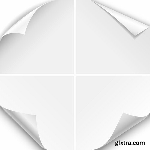 Paper Design Elements - 25 Vector