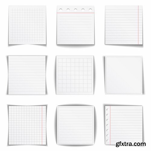 Paper Design Elements - 25 Vector