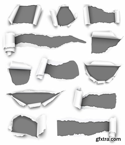 Paper Design Elements - 25 Vector