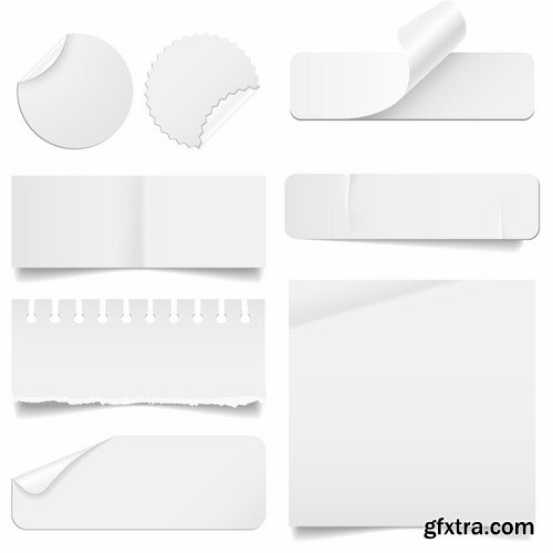 Paper Design Elements - 25 Vector