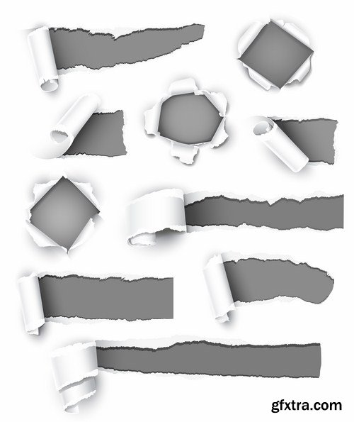 Paper Design Elements - 25 Vector