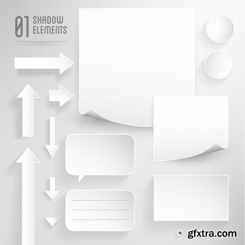 Paper Design Elements - 25 Vector