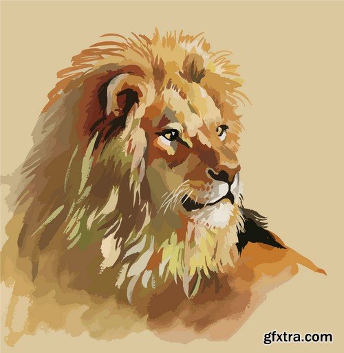 Stock Vectors - Lion, 25xEPS Stock Vectors - Lion, 25xEPS