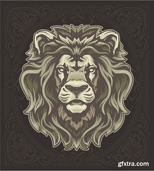 Stock Vectors - Lion, 25xEPS Stock Vectors - Lion, 25xEPS
