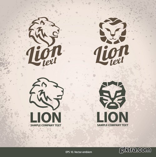 Stock Vectors - Lion, 25xEPS Stock Vectors - Lion, 25xEPS
