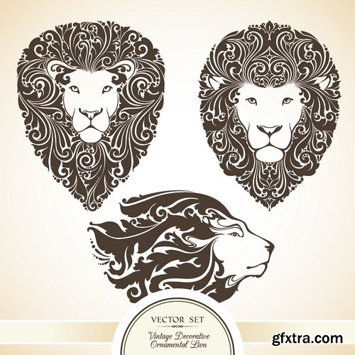 Stock Vectors - Lion, 25xEPS Stock Vectors - Lion, 25xEPS