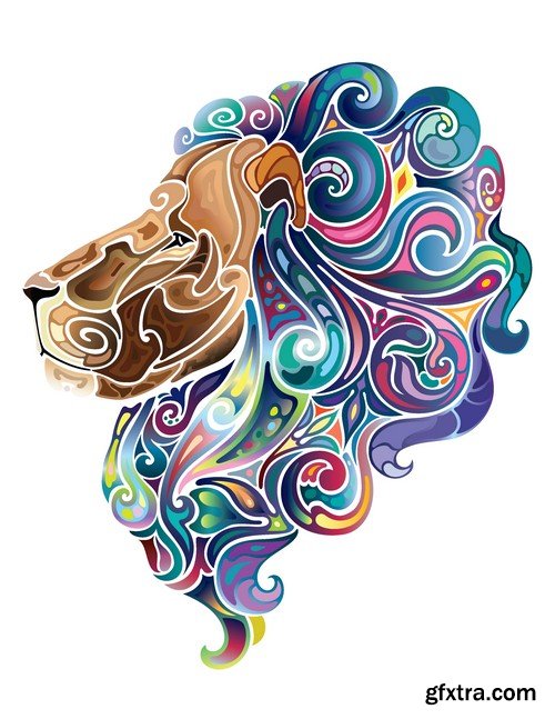 Stock Vectors - Lion, 25xEPS Stock Vectors - Lion, 25xEPS
