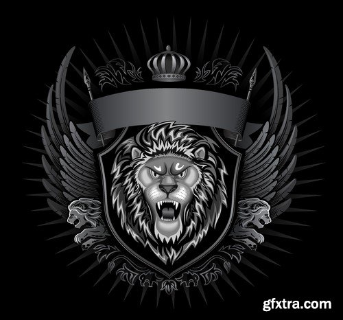 Stock Vectors - Lion, 25xEPS Stock Vectors - Lion, 25xEPS