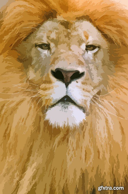 Stock Vectors - Lion, 25xEPS Stock Vectors - Lion, 25xEPS