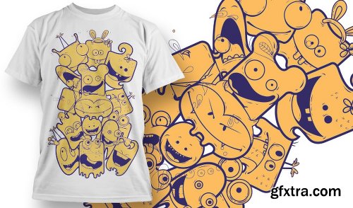 Designious T-Shirts Pack 30xEPS