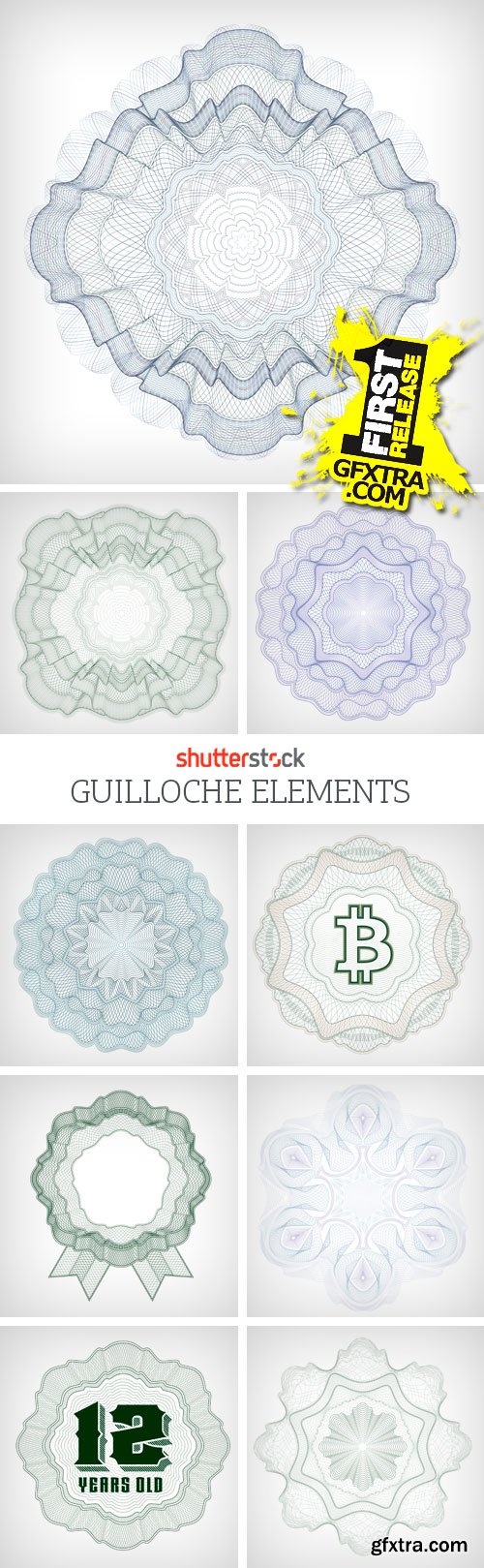 Amazing SS - Guilloche Elements, 25xEPS Amazing SS - Guilloche Elements, 25xEPS