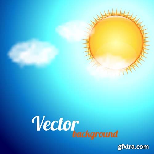 Funny smiling sun vector illustration,25xEPS