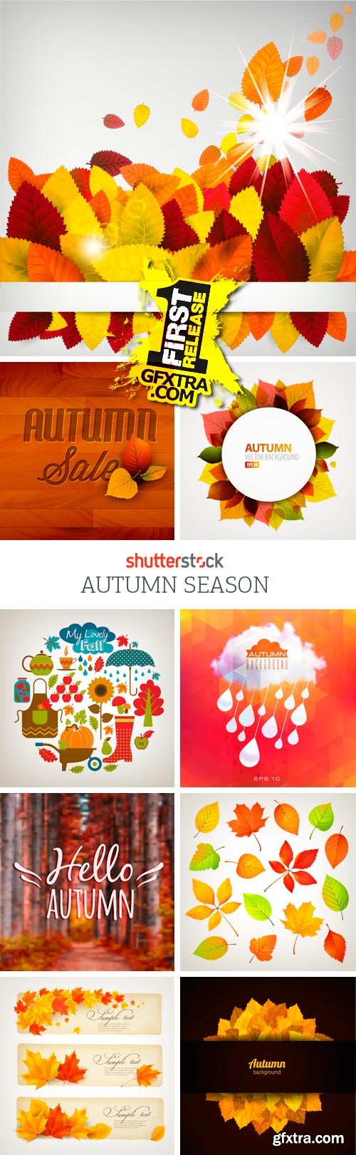 Amazing SS - Autumn Season, 25xEPS Amazing SS - Autumn Season, 25xEPS