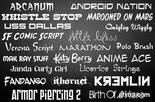 The Ultimate Font Collection 10,000+ Commercial Use Fonts