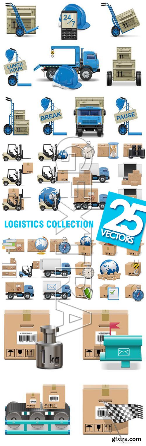 Logistics Collection A 25xEPS