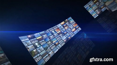 Videohive 3D Video Wall 7719582