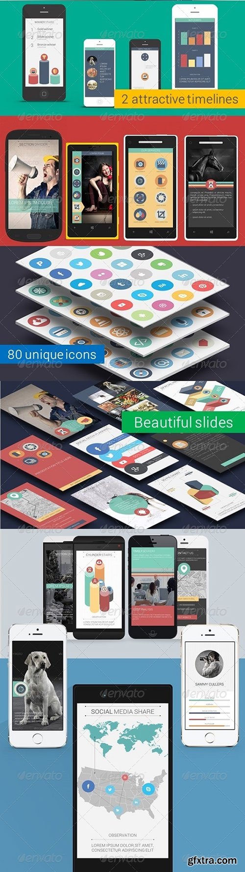 GraphicRiver - Flat Smart Device Presentation Template