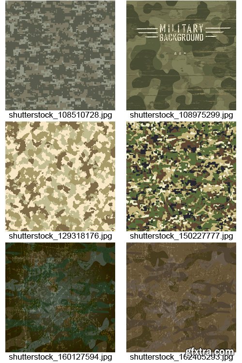 Amazing SS - Military Backgrounds, 25xEPS