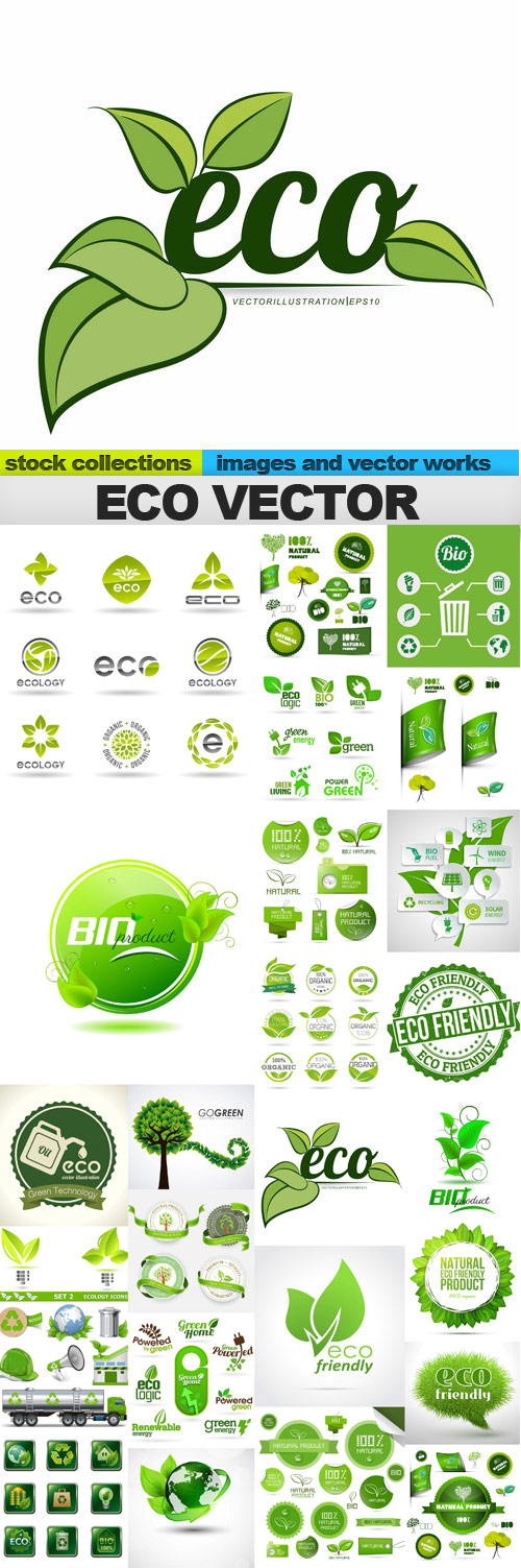 Eco vector,25x EPS Eco vector,25x EPS