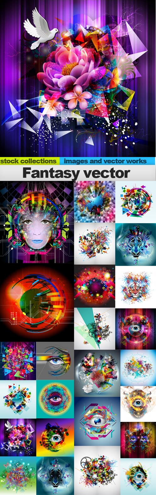 Fantasy vector,25x EPS
