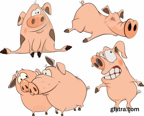 Pig vector,25x EPS Pig vector,25x EPS