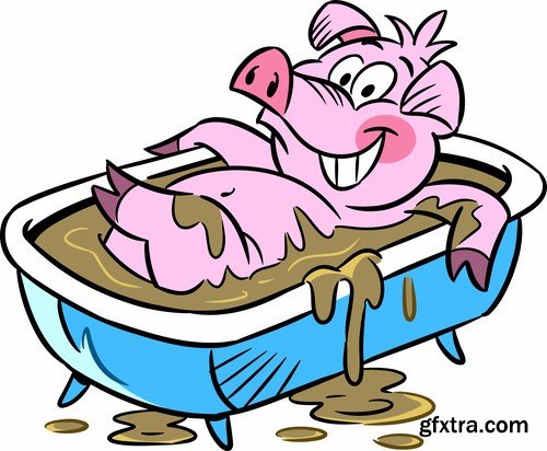 Pig vector,25x EPS Pig vector,25x EPS