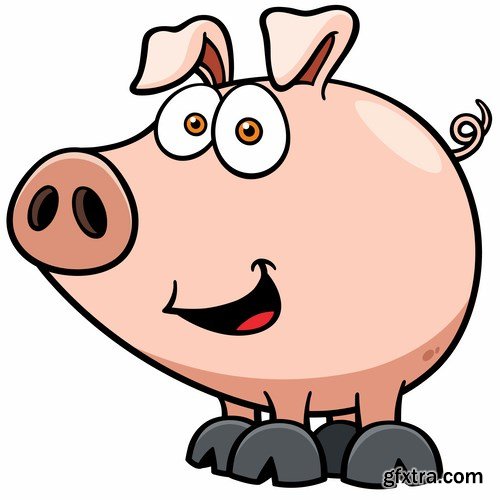 Pig vector,25x EPS Pig vector,25x EPS