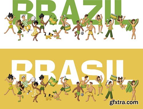 Cartoon people, 25xEPS