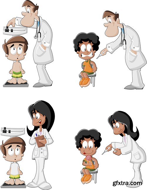 Cartoon people, 25xEPS