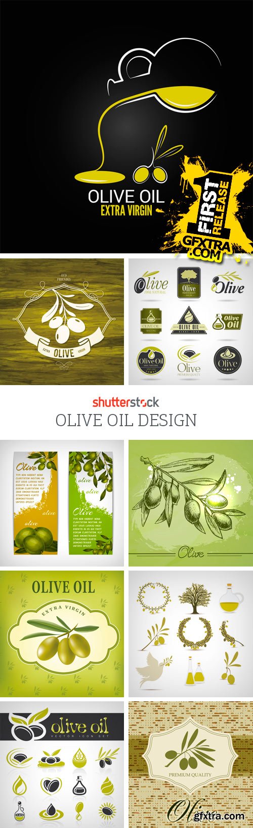 Amazing SS - Olive Oil Design, 25xEPS Amazing SS - Olive Oil Design, 25xEPS