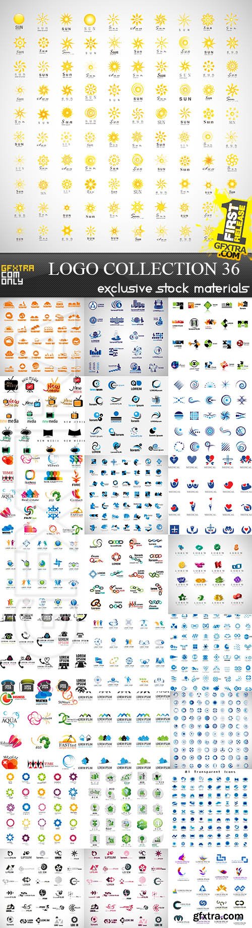 Collection of Logos vol.36, 25xEPS