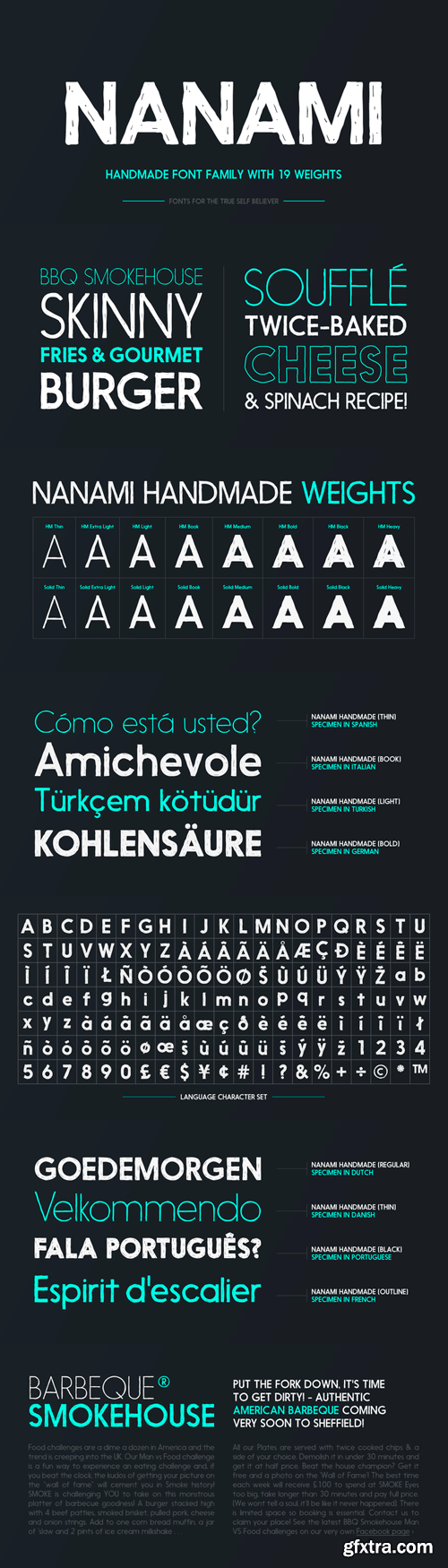 Nanami Handmade Font Family - 19 Fonts for $349