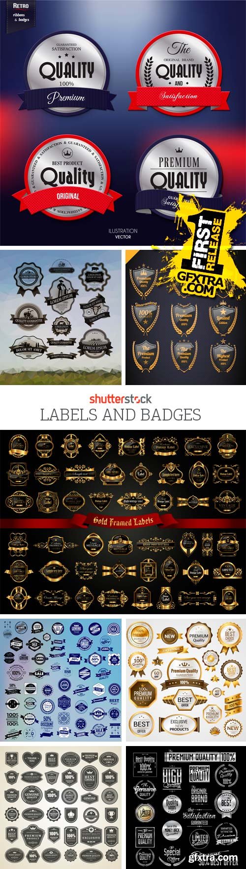 Amazing SS - Labels and Badges, 25xEPS Amazing SS - Labels and Badges, 25xEPS