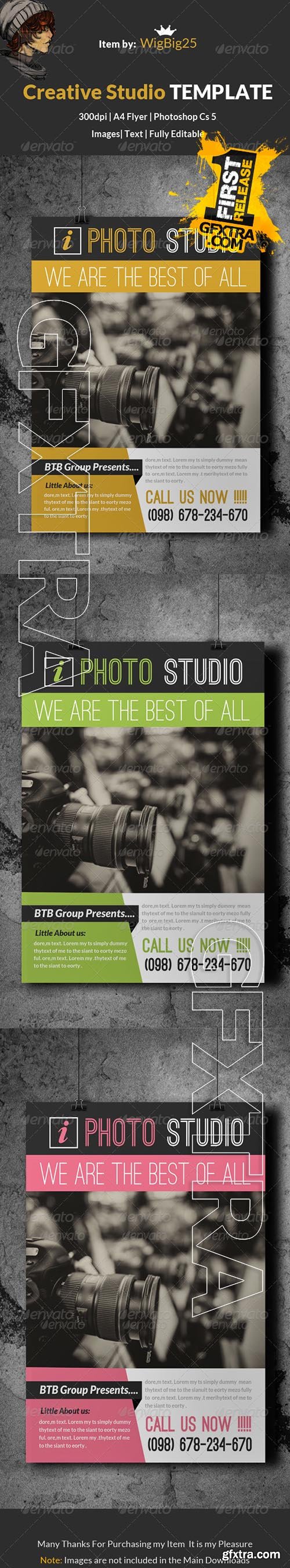 Photography &amp; Photo Studio Flyer Template