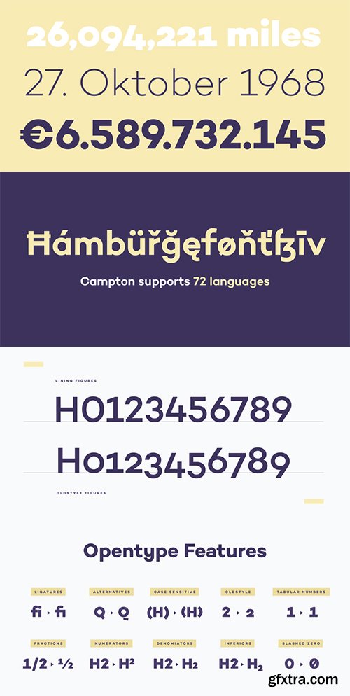 Campton Font Family - 18 Font $540