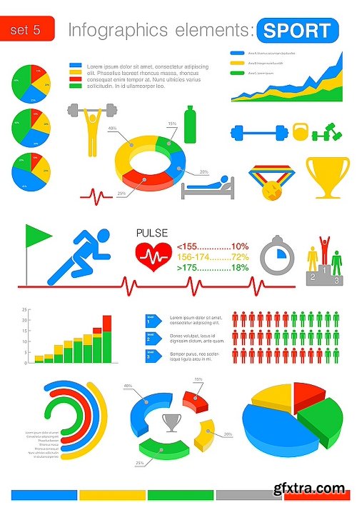100 Premium Infographics V2 from Ingimage