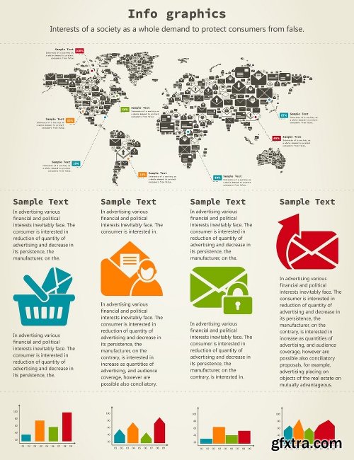 100 Premium Infographics V2 from Ingimage