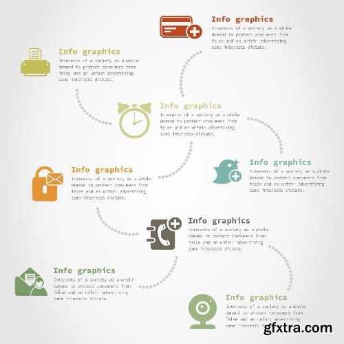 100 Premium Infographics V2 from Ingimage