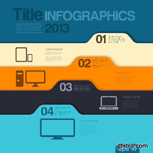 100 Premium Infographics V2 from Ingimage