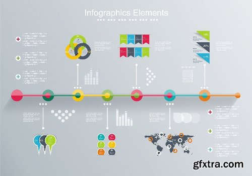 100 Premium Infographics V2 from Ingimage